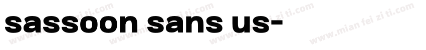 sassoon sans us字体转换
